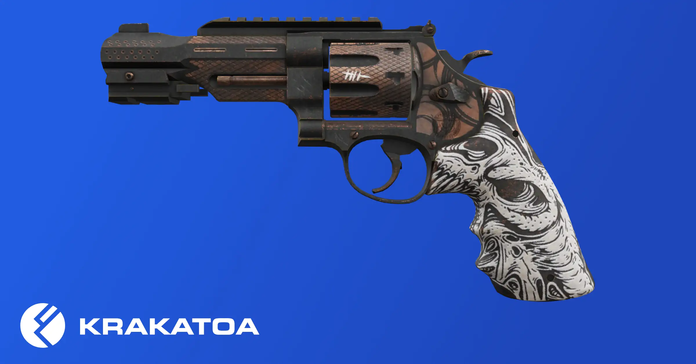 Krakatoa | R8 Revolver | Bone Forged