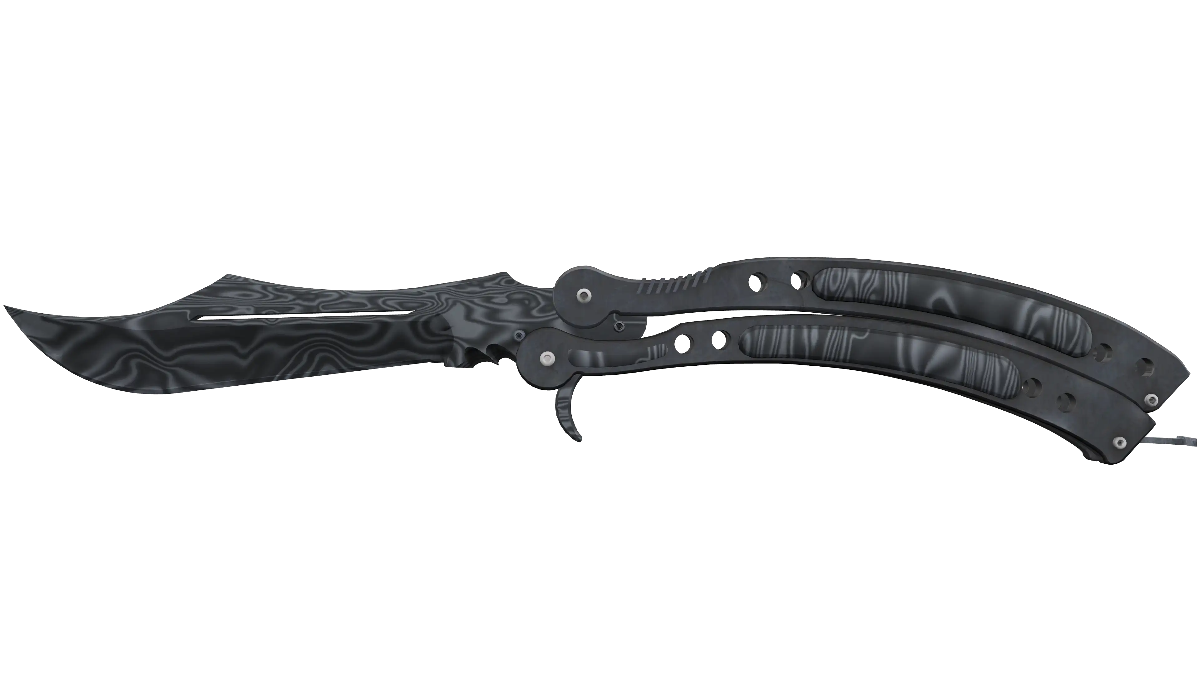 Butterfly Knife | Damascus Steel